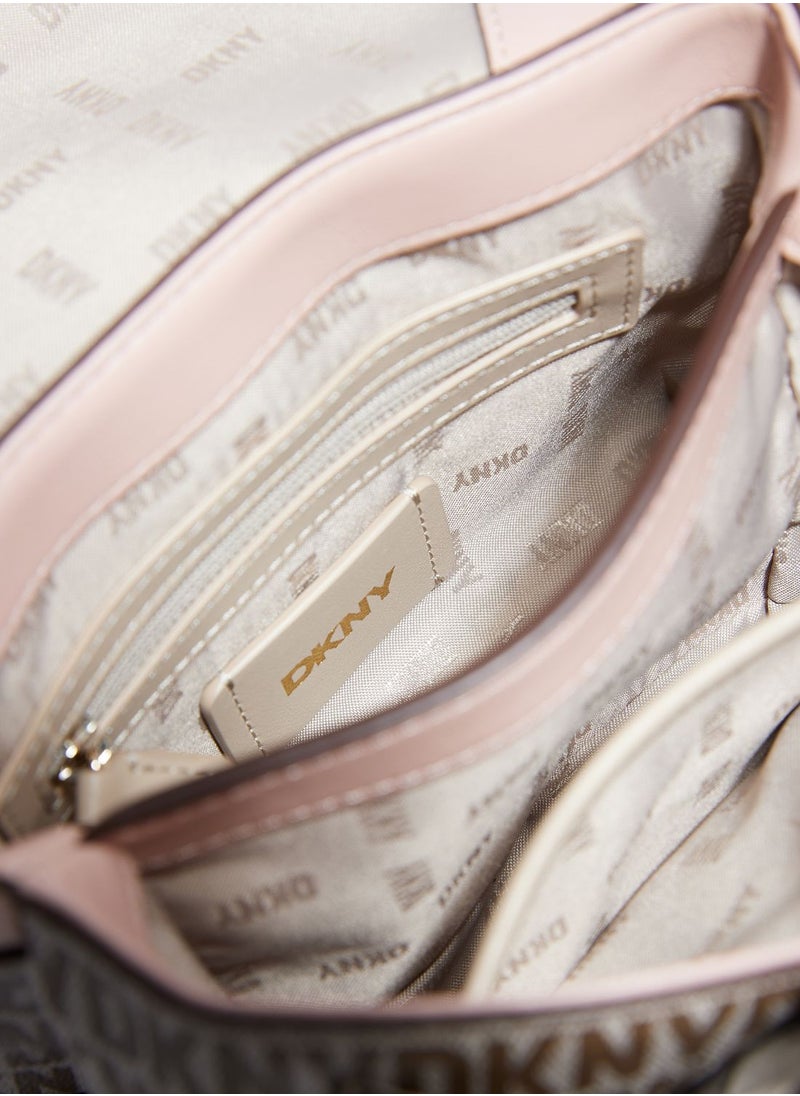 DKNY - Evie Small Flap Over Crossbody Bags - Image 1