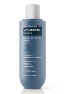 BARE ANATOMY Bare Anatomy Anti Hair Fall Shampoo | 5x Hair Fall Control | Powered By Adenosine & Peptides | For All Hair Types | Sulphate & Paraben Free | DHT Blocker Promotes Hair Growth | For Women & Men | 250ml  - Image 1