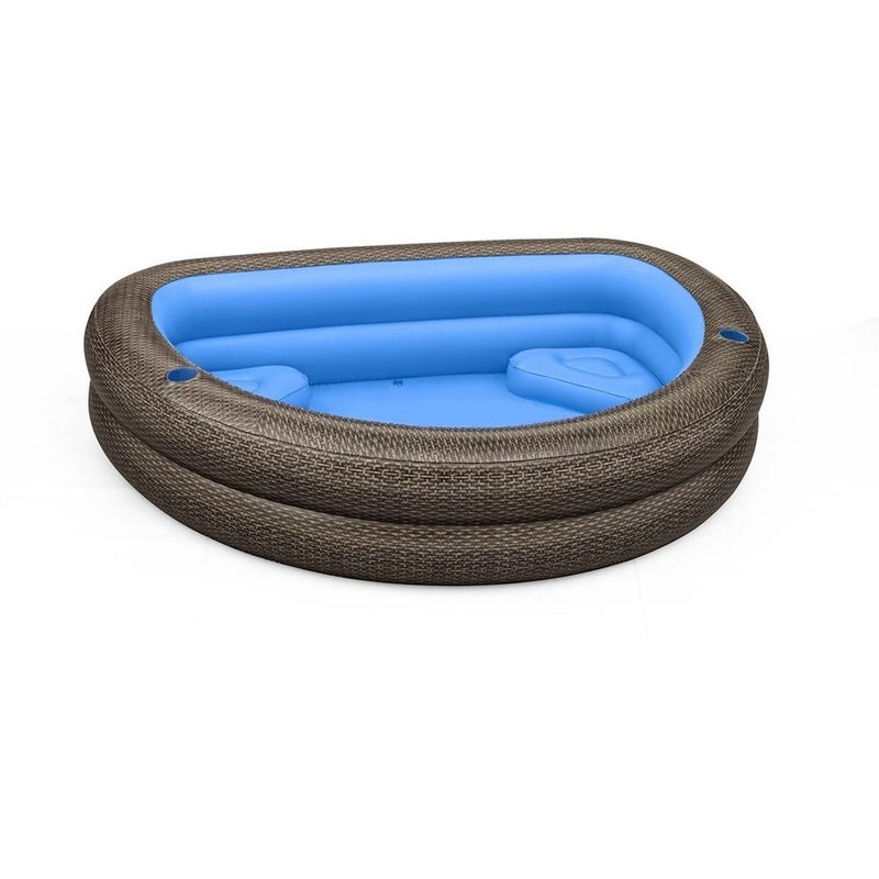 Bestway - TruPrint Family Pool Rattan Look 231x178x53 cm - 54426 - Image 1