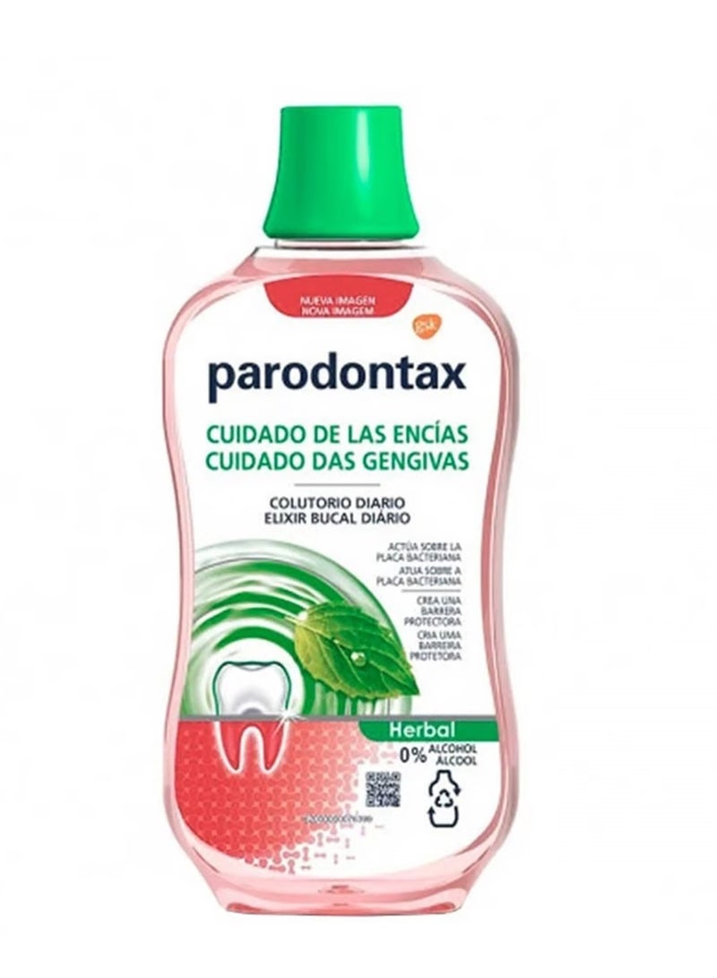 Parodontax Daily Gum Care Mouthwash Herbal 500ml