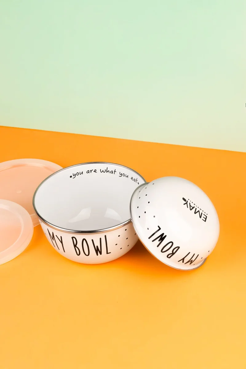 Emaylab My Bowl Storage Container Set - Suitable for Carrying Food (Can be Used on All Stoves)