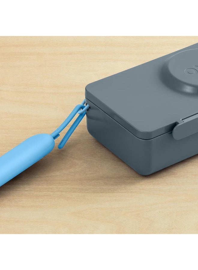 OMIE Box Travel Utensil Set | Fork and Spoon with Case for Easy Travel | Stainless Steel Fork and Spoon - Image 2