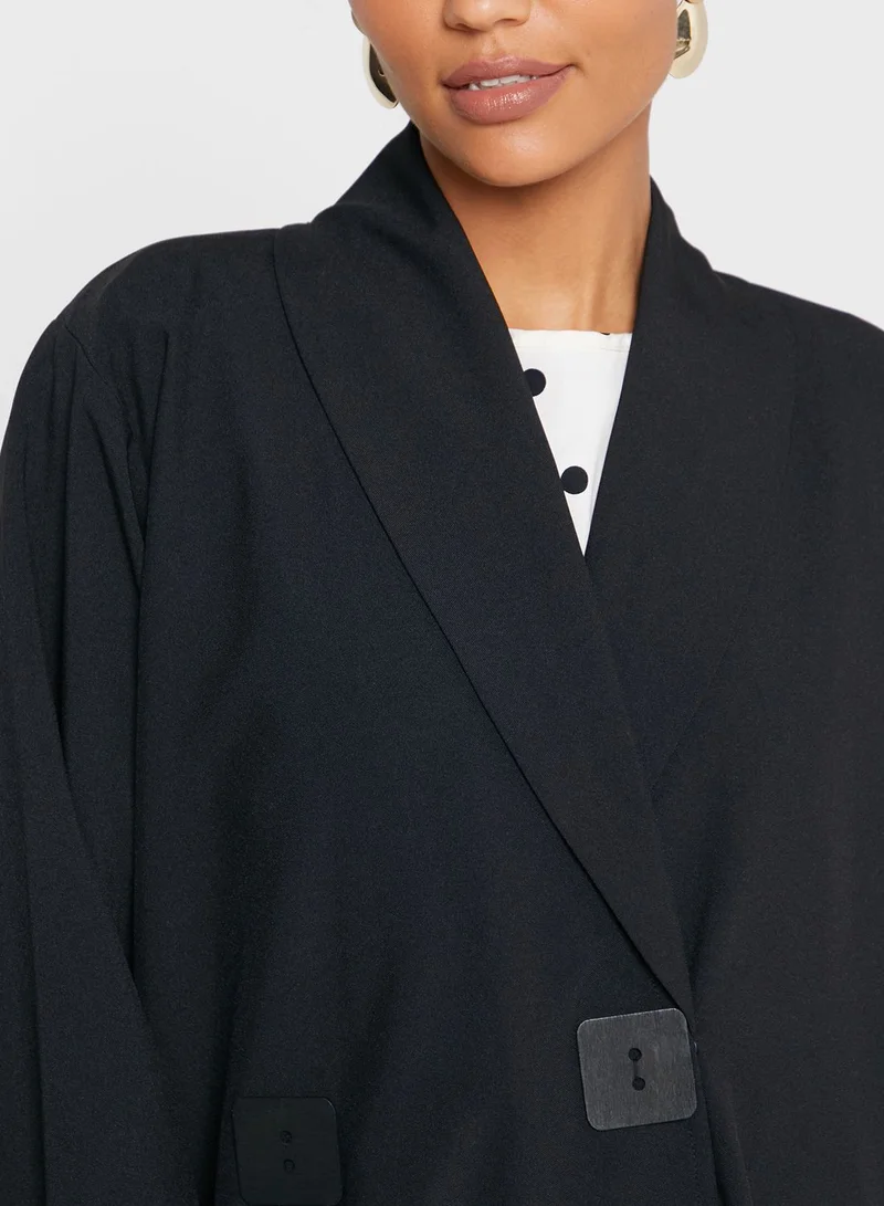 Moistreet Coat Style Abaya