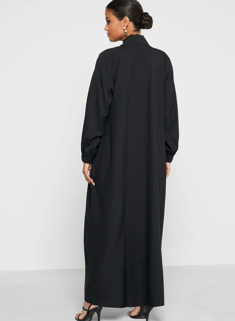Moistreet Coat Style Abaya