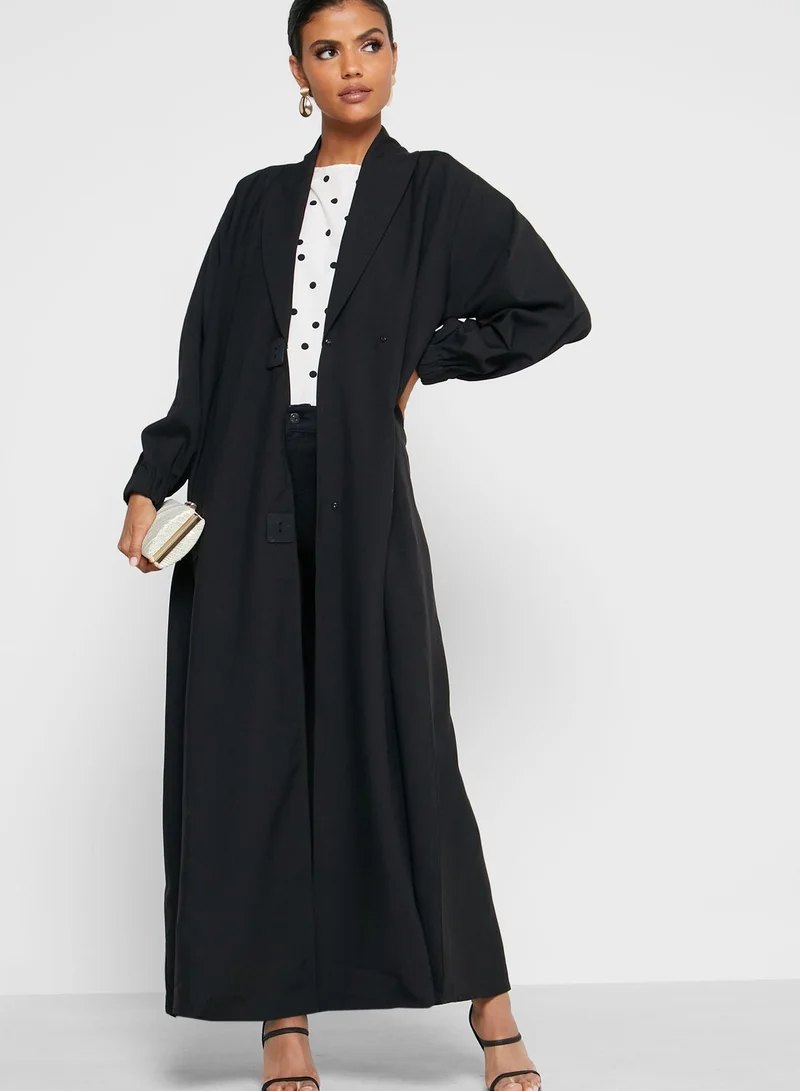 Moistreet Coat Style Abaya