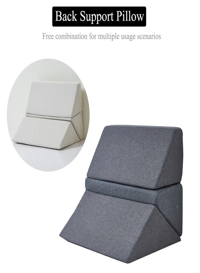 SAMTY Bed Wedges & Body positioners for Elderly/Seniors Side Sleeper(3 in 1) Triangle Bed Wedge Pillow for Back Pain Relief Pregnancy Wedge Pillow for Side Sleeping - Image 3