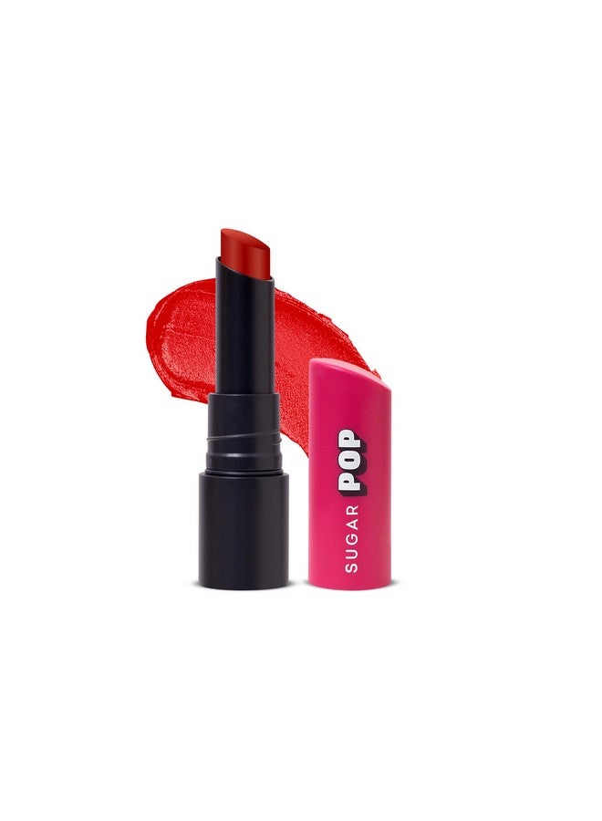 سكر بوب أحمر شفاه SUGAR POP Ultrastay Transferproof Matte 10 Red Rebel - 4 جم - غني بفيتامين E | انزلاق سلس | مقاوم للماء | يدوم طويلاً - Image 1