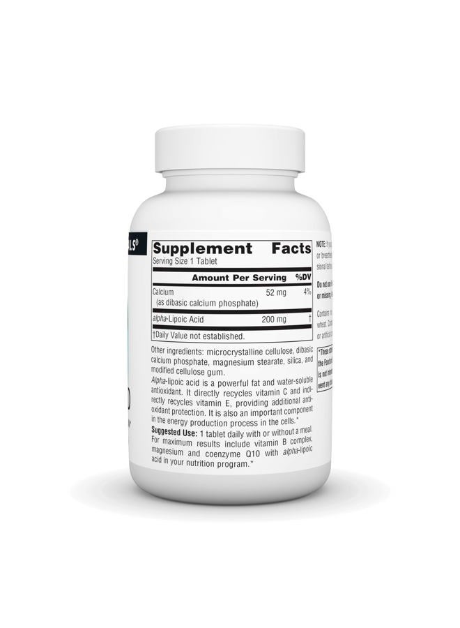 Source Naturals Alpha Lipoic Acid Tablets - 200mg - Image 2