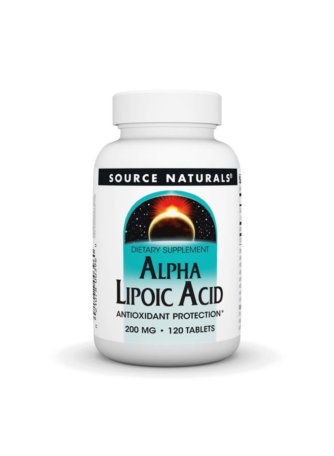 Source Naturals Alpha Lipoic Acid Tablets - 200mg - Image 1