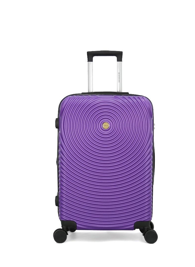 GIORDANO Giordano 3 piece hard trolley with TSA lock purple colour  - Image 2