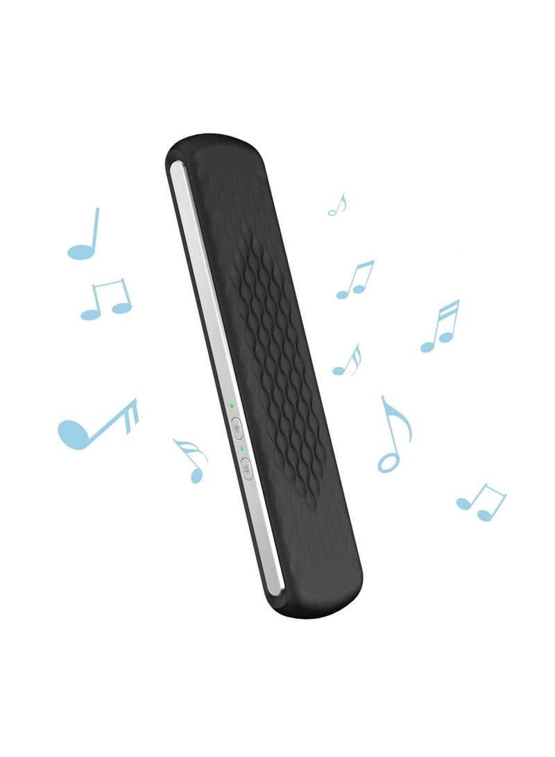 Excefore Pillow Speaker Bone Conduction Stereo, Mini Portable Bluetooth Sleep Stereo, Portable Pillow Speaker, Insomnia White Noise Machine, for Deep Sleeping, Side Sleepers (Black)  - Image 1