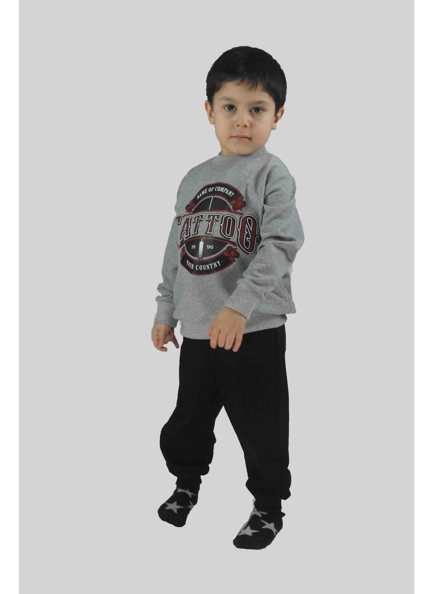 Boy's Printed Gray Cotton Tracksuit Set - pzsku/Z4D52B276A205227868F0Z/45/_/1729275141/311c29ac-cb01-4e52-884a-473a2b450d0d