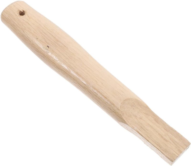 Lurrose Wooden Sledge Hammer Handle Replacement 18cm Hickory Wood Anti-Skid Grip Suitable for Hammer and Axe Tools in Woodworking and Garden Use - Image 1