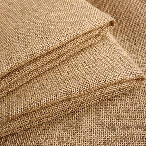 Ditya Crafts Solid Jute Cloth Natural Colour 1 Meter By 12 Inches For Art And Craft, Home Decor, Matting, Jute Bags - Image 1