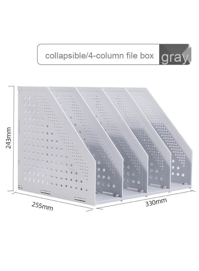 Deli Thickened Plastic Document Frame - Vertical Storage Solution