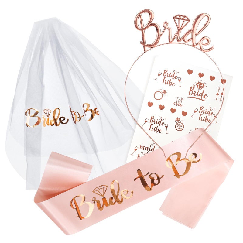 Veil Set – Set 1, Wedding Veil, Comb, for Bride, Tulle, 2 Layers, White