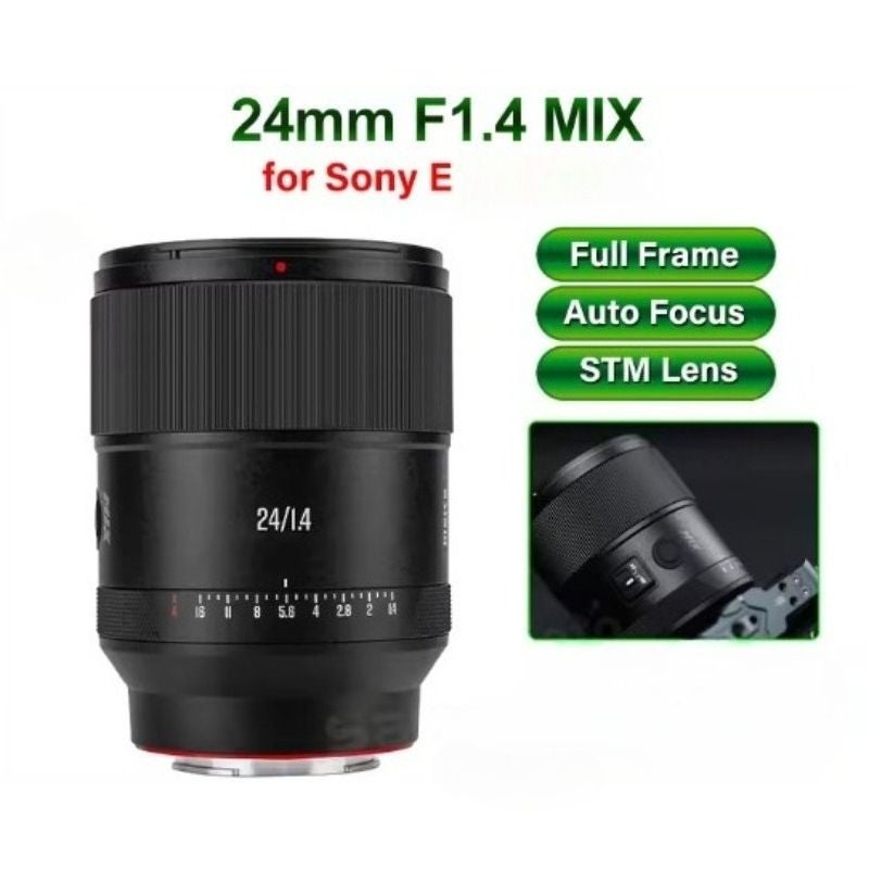 Meke Meike Meke 24mm F1.4 MIX Full Frame Large Aperture AF STM Lens for Sony E A7c2 A7m5 A1ii FX2 FX3 Zve1 - Image 2