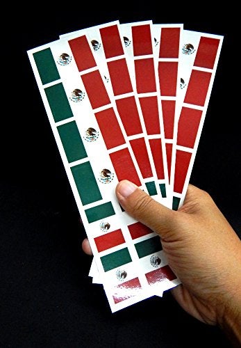 PremiumTT temporary tattoos 40 Tattoos: Mexican Flag, Mexico Party Favors - Image 2