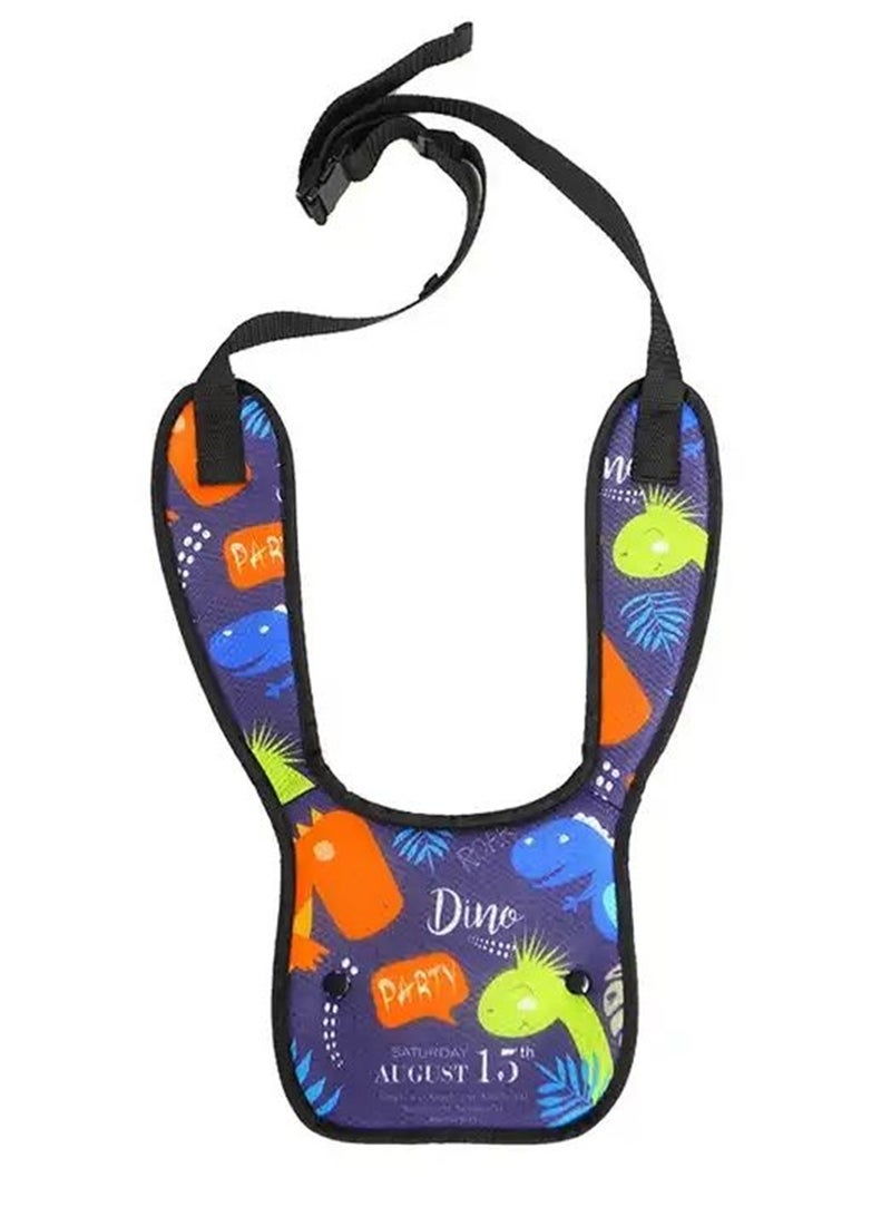 SYOSI Adjustable Child Seat Belt Adjuster for Kids, Safety Strap Cover and Positioner Pad, Soft Safety Travel Harness Cove, Protect Children - Image 2