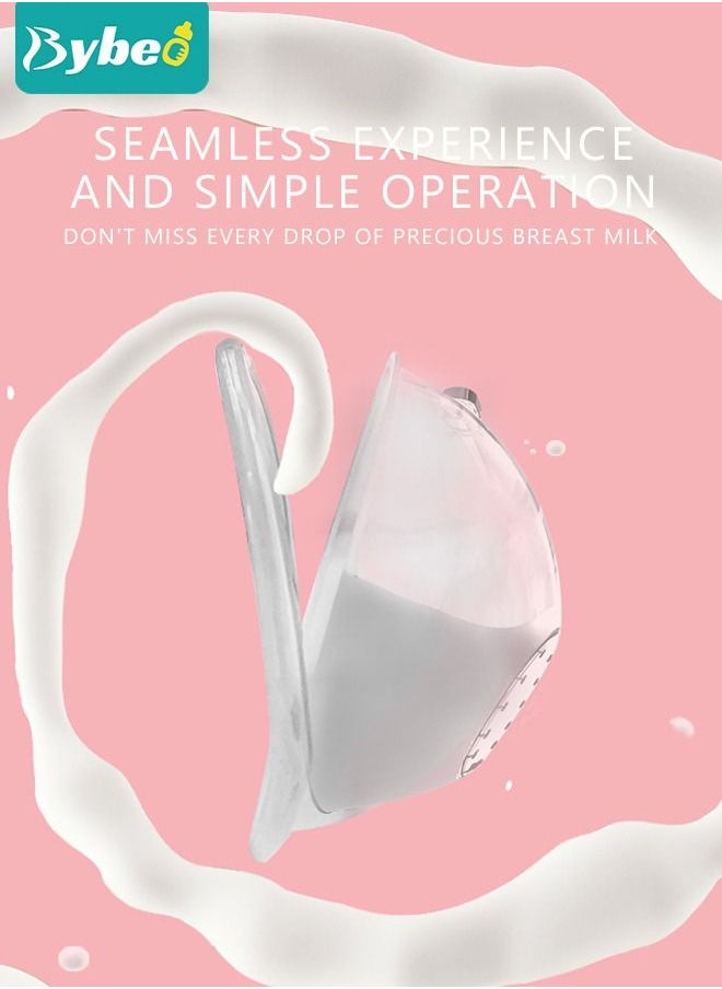 Bybeo - New Model Silicone Breast Shell & Milk Collection Catcher for Breastfeeding Relief (2 in 1) Protect Cracked, Sore, Engorged Nipples While Nursing or Pumping During The Day - Image 1