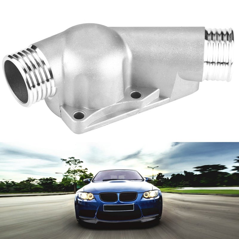 Aluminum Thermostat Housing: OE Style, High-quality Alloy Resists Warping - Easy To Install Thermostat Housing Cover With Gasket for M3, Z3, E34, E36 Vehicles - Image 2