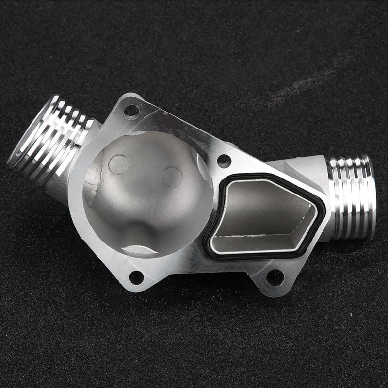 Aluminum Thermostat Housing: OE Style, High-quality Alloy Resists Warping - Easy To Install Thermostat Housing Cover With Gasket for M3, Z3, E34, E36 Vehicles - Image 5