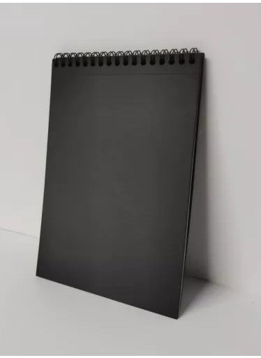 Clairefontaine A5 Carbon Black Paper Sketchbook 14.8 x 21 cm  - Image 1
