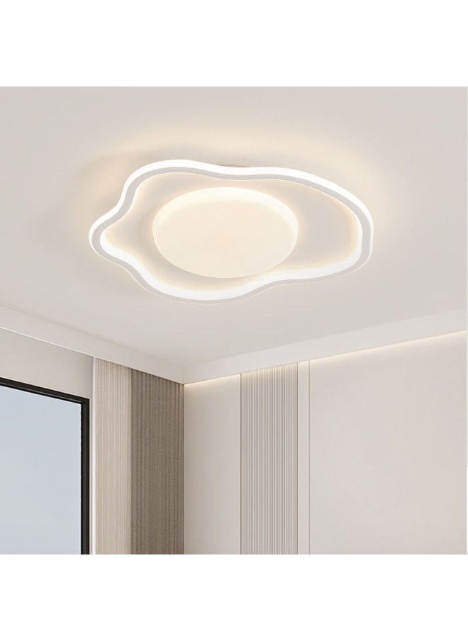 Generic - Full Spectrum Eye Protection Living Room Main Lamp Simple Atmosphere Minimalist Headlight Zhongshan Lamp Ceiling Lamp Voice-activated Type-Specifications:All White Model-full Spectrum Ra*/.97-Power:90*60cm Stepless Remote Control (area 15-25 Square Meters) - Image 1