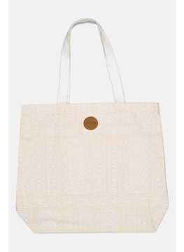 DAKINe Women Printed Tote Bag 45 H x 52   L x 17 W Cm, Beige  - Image 1
