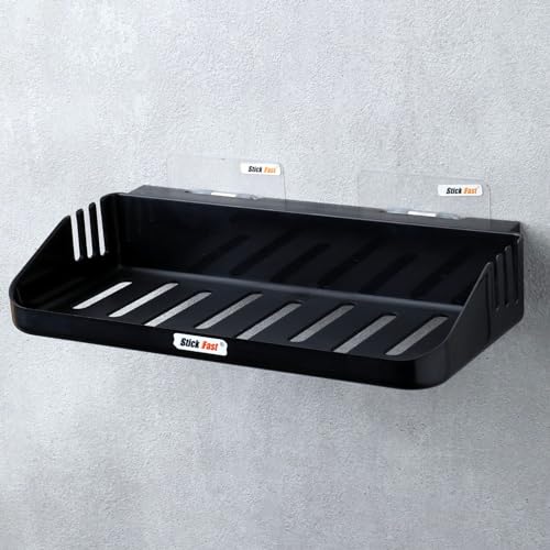 SF - Stick Fast Self-Adhesive Bathroom Shelf - Designer Tray with 3M Sticker for Wall Mount -Multipurpose Kitchen & Bathroom Storage Organizer Tray Rack (SF-Designer-Tray2) ABS - Image 5