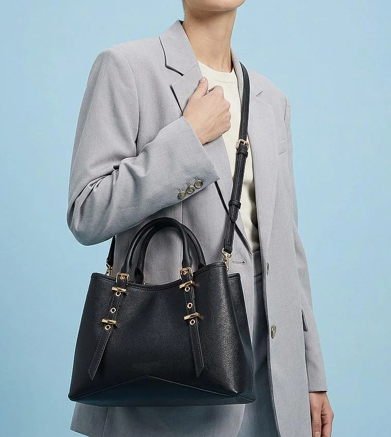 ALDO SELENIA Textured Top Handle Bag