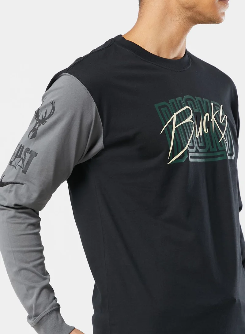 Nike Milwaukee Bucks Max90 T-Shirt
