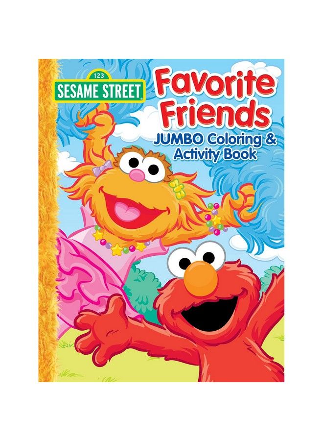 Bendon 41733 Sesame Street 64 Page Jumbo Coloring And Activity Book - Image 1