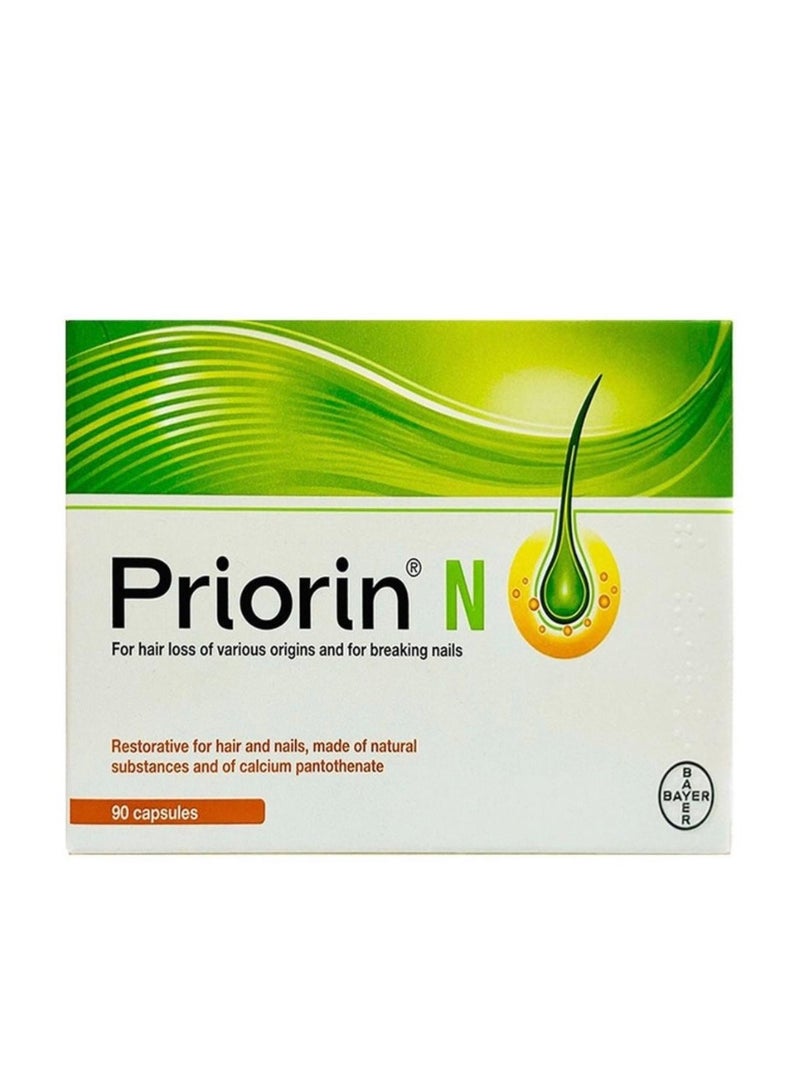 Priorin N Hair Stimulating and Strengthening Capsules 90 Capsules - Image 1
