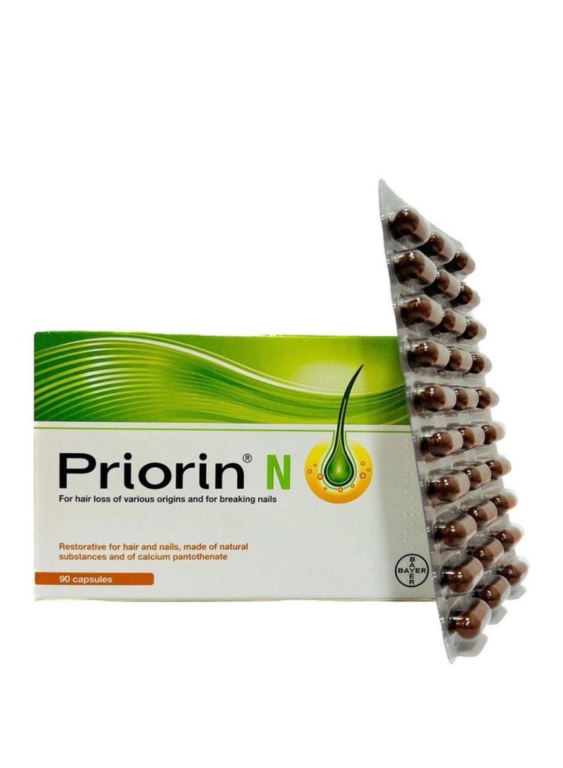 Priorin N Hair Stimulating and Strengthening Capsules 90 Capsules - Image 2