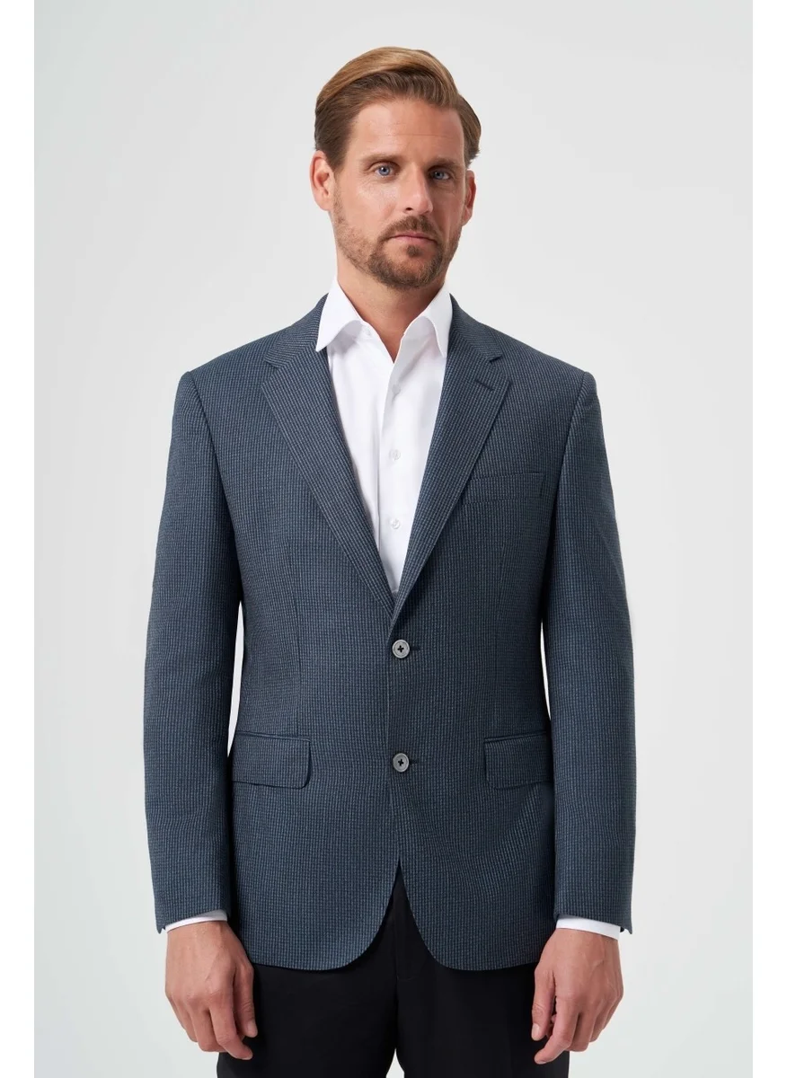 Bisse Men's Regular Fit Mono Collar Jacket Anthracite PCK23Y23102_D58