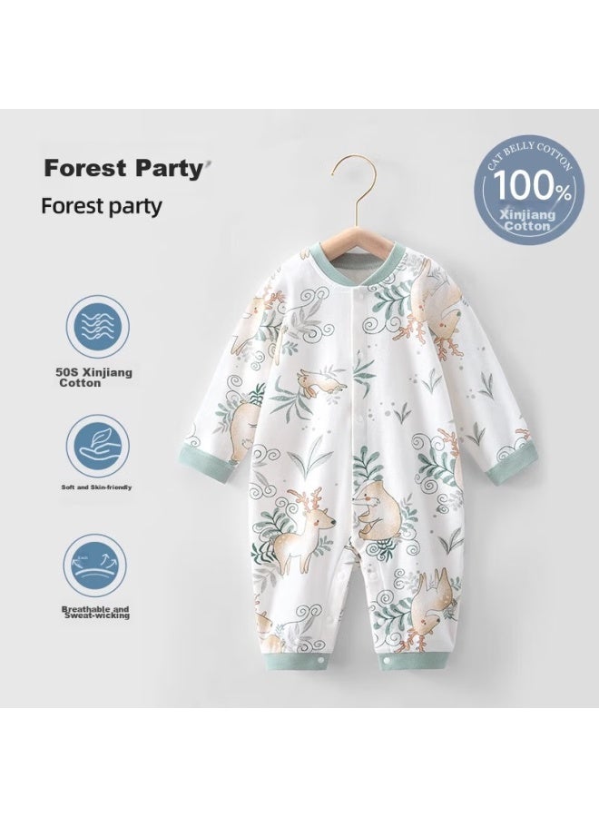 Beptides Beipesi Baby Clothes, Infant Romper, Autumn Onesie, Crawling Suit, Newborn Infant Early Autumn Long-sleeve Pajamas - Image 1