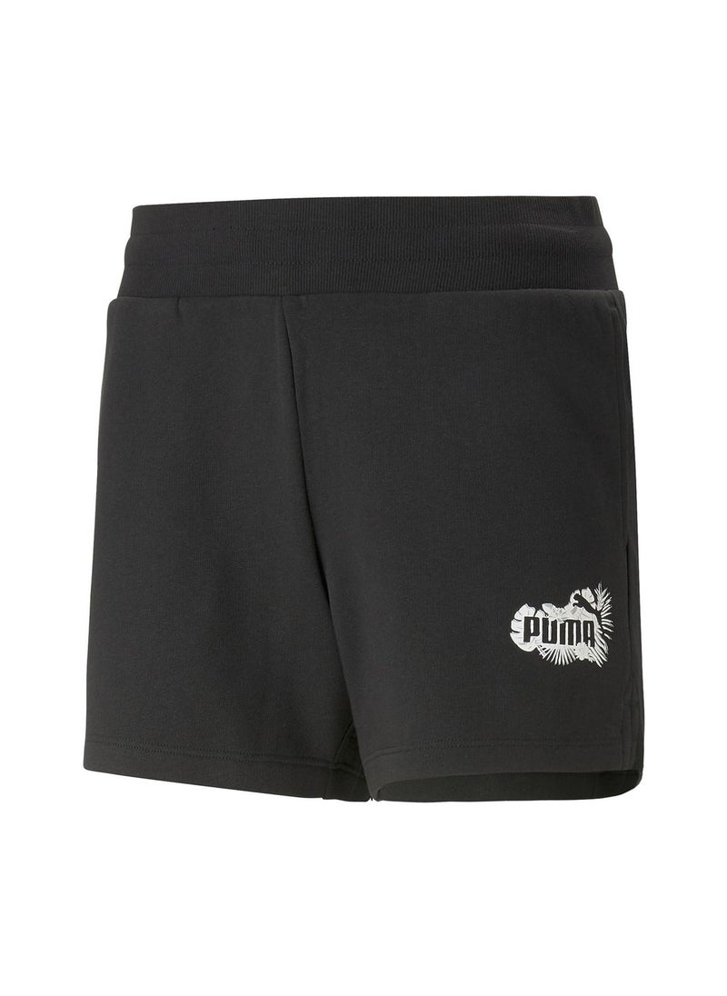 PUMA - 4" Essential Flower Power Shorts - Image 1
