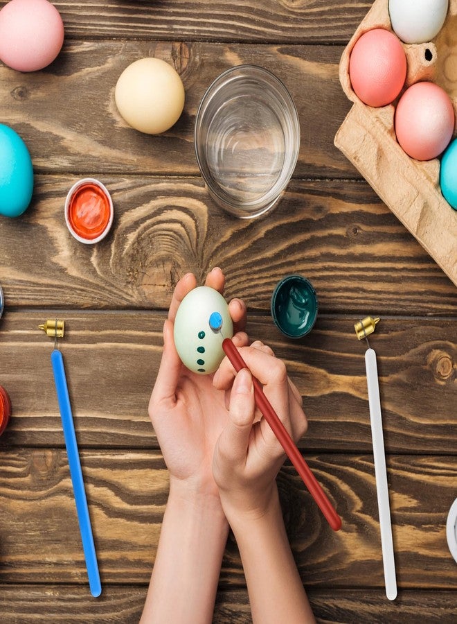 Leriton Set of 3 Pysanky Supplies Kistka Tool 0.3mm 0.4mm 0.5mm Ukrainian Easter Egg Decorating Kit Detailing Fine Brass Tip Hot Wax Pen Art Fluid Painting Pen Touch up Paint Applicator - Image 5