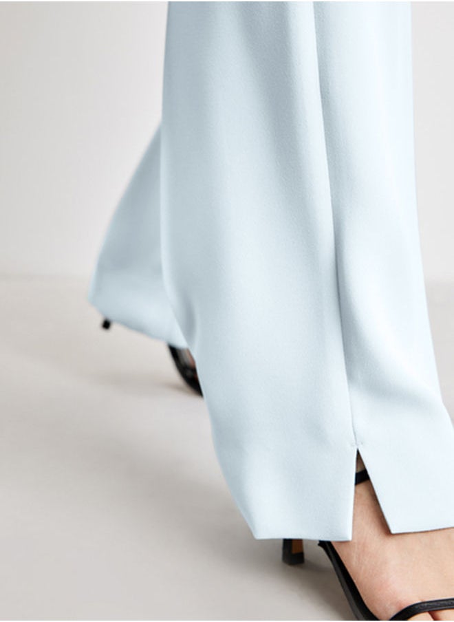 GERRY WEBER - Flowing trousers in a straight, high-waisted fit - Image 1