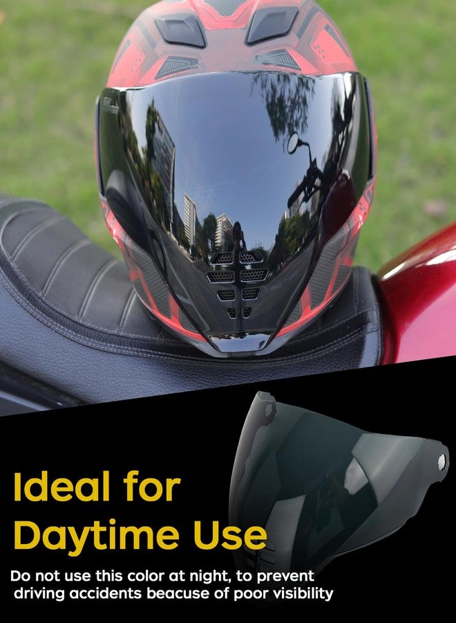 Soman Airflite Visor Face Shield Replacement, IC-06 Visors Shield Compatible with IC-06 Airflite UV Protection （Deep Smoke） - Image 2