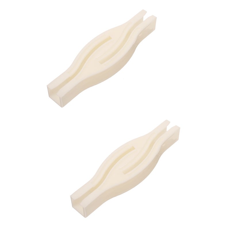 2pcs Curtain Track Connector Window Curtain Pole Joint Ceiling Track Connector Window Curtain Track Connector - Image 1