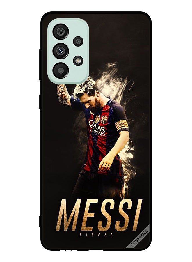Covernex Protective Case Cover For Samsung Galaxy A73 5G Lionel Messi Vintage - Image 1