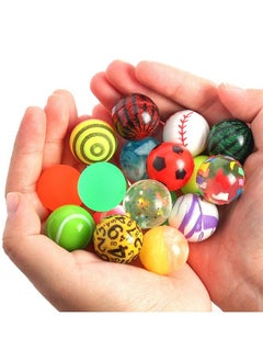 Pllieay 50 Pieces Colorful Bouncy Balls Bulk Mixed Pattern Bouncy Balls For Kids Party Favors Prizes Birthdays Gift  - Image 4