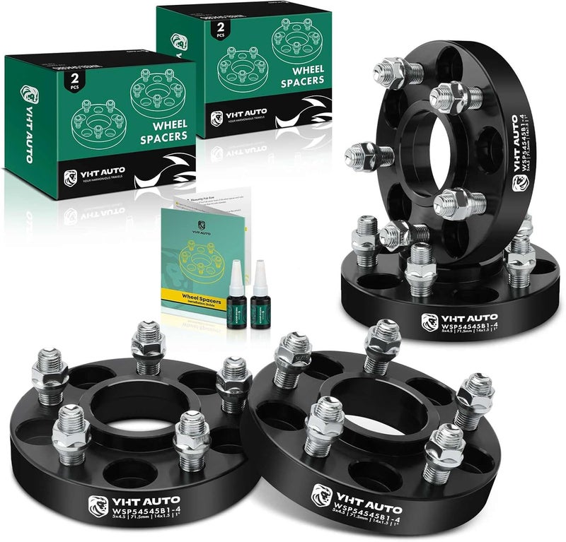 YHTAUTO 5x4.5 Hub Centric Wheel Spacers - 1 Inch - Image 1