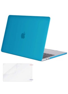 Generic MacBook Pro 13 inch Case 2023 2022 /2021 /2016 M2 M1 A2338 A2251 A2289 A2159 A1989 A1708 A1706 Plastic Hard Shell Case & Screen Cover Skin Blue  - Image 4