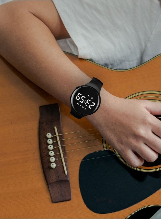 WAOKN Led Digital Pedometer Watch , Digital Steps Tracker , Non-Bluetooth, Vibrating Alarm Clock, Stopwatch,Digital Pedometer watch,with Calories/Stopwatch, Great Gift for Children Teens Girls Boys Women - Image 3