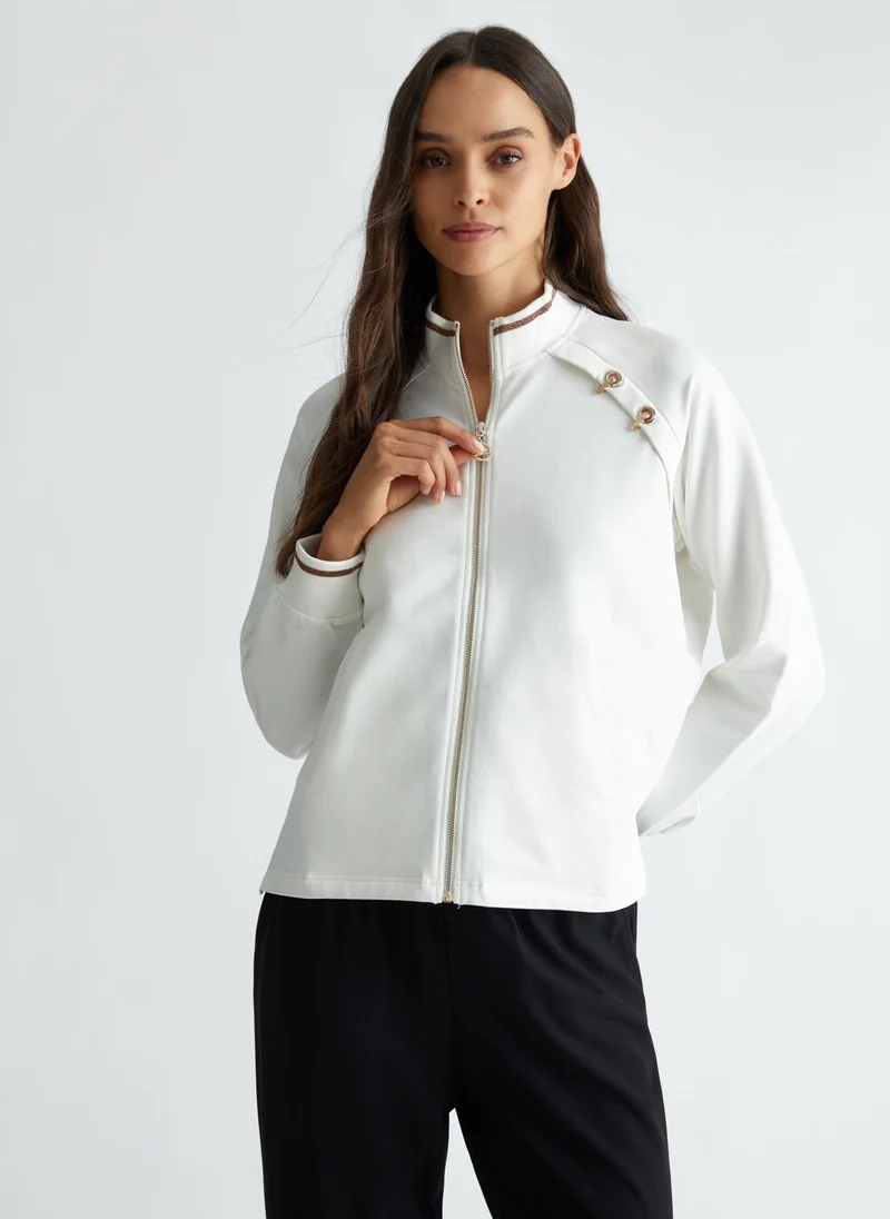 Liu Jo Jersey sweatshirt with zip