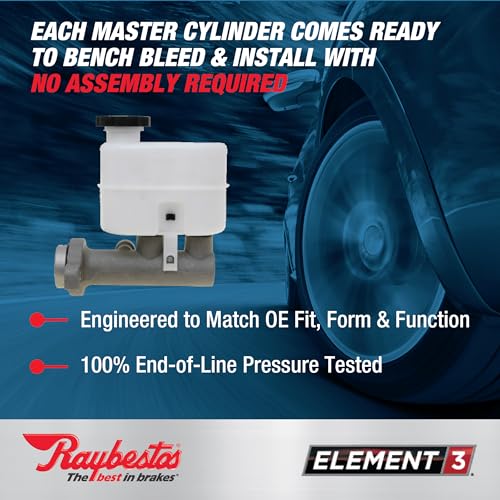 Raybestos Element3 Automotive Replacement New Master Cylinder for Select Chevrolet GMC Hummer MC390542 - Image 3