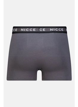 Nicce Men 3Pcs Pack Brand Logo Boxers, Navy/Cream  - Image 3